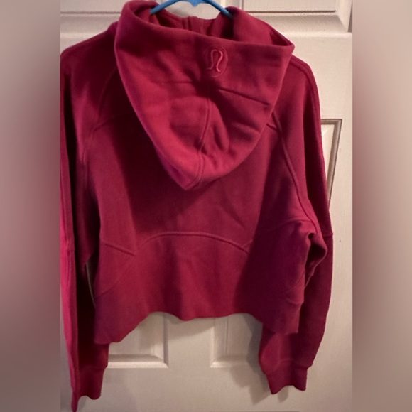 Lululemon Scuba Oversized Half-Zip Hoodie - M/L Pomegranate NWT - Picture 5 of 11
